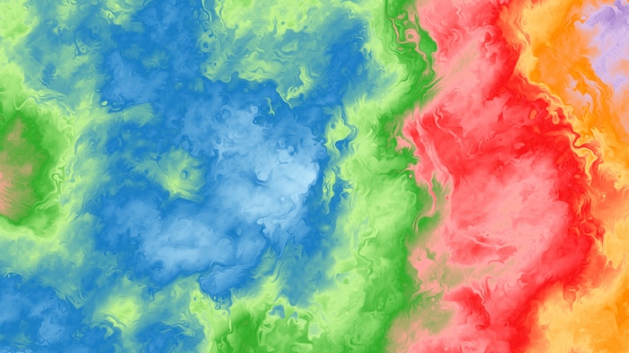 Abstract colorful wavy gradient