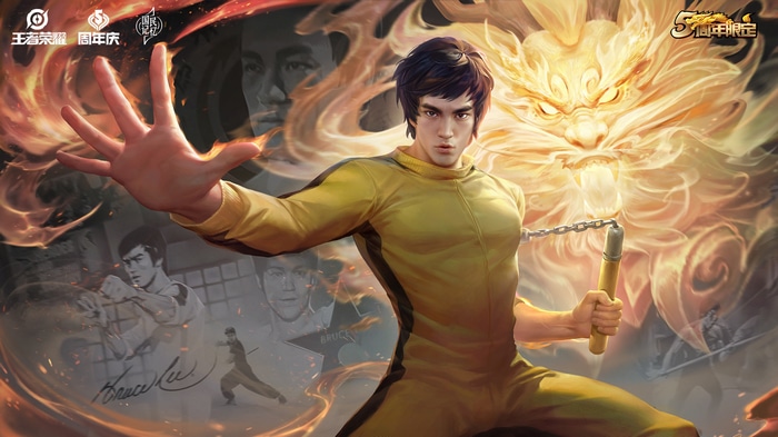 Honor of Kings: Bruce Lee with Dragon