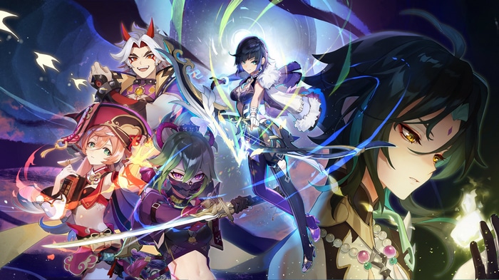 Genshin Impact: Yelan, Yanfei, Xiao, Arataki Itto