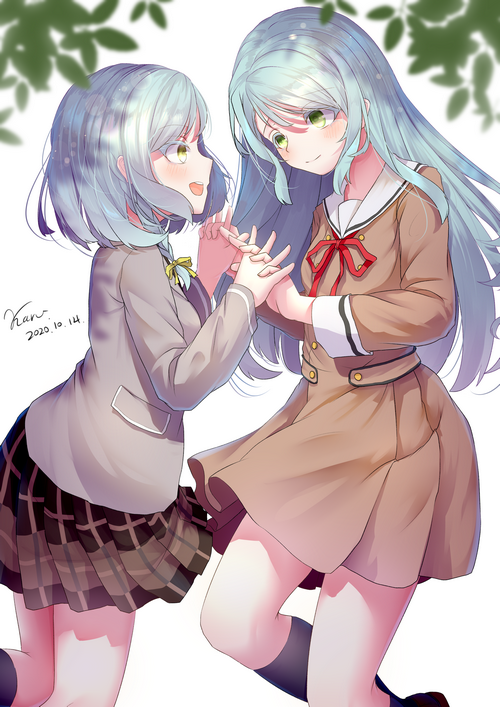 Hikawa Twins Sayo and Hina from BanG Dream! fan art