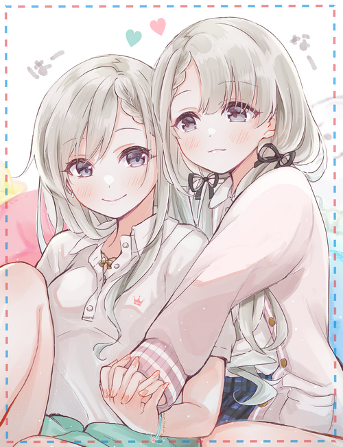 Hisakawa Hayate and Nagi fan art from THE iDOLM@STER: Cinderella Girls