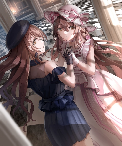 4K fan art of Oosaki Tenka and Oosaki Amana