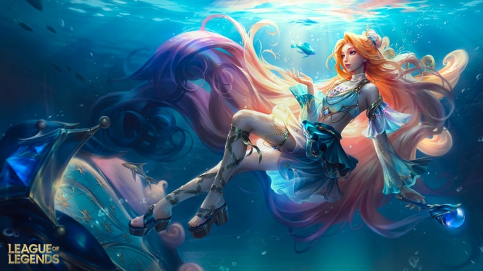 League of Legends Seraphine Underwater Fantasy Art