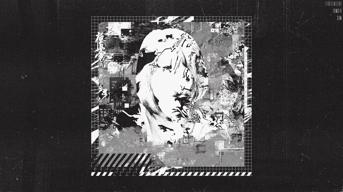 Abstract Monochrome Graphic Design