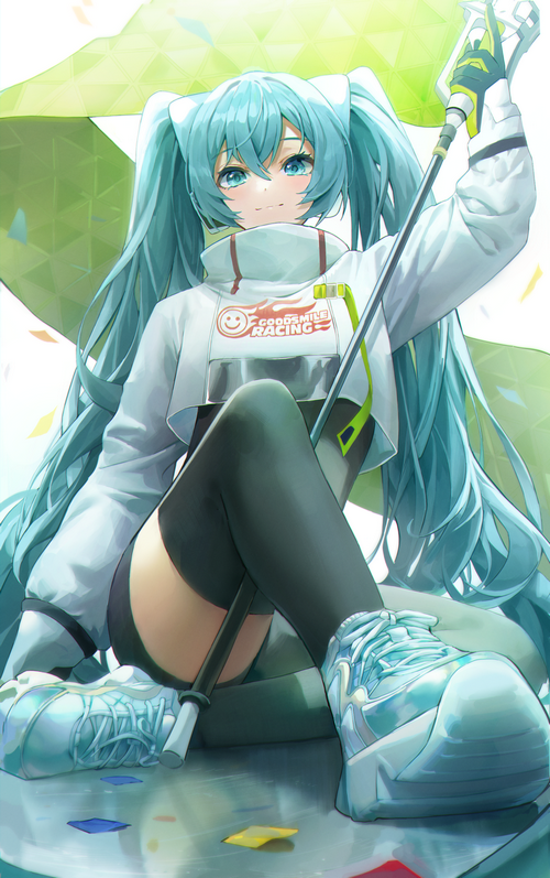 Hatsune Miku in Good Smile Racing Outfit