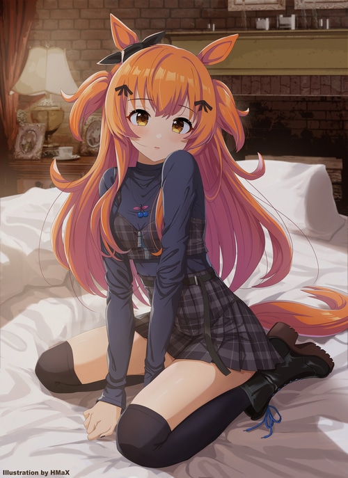 Mayano Top Gun from Uma Musume Pretty Derby fan art