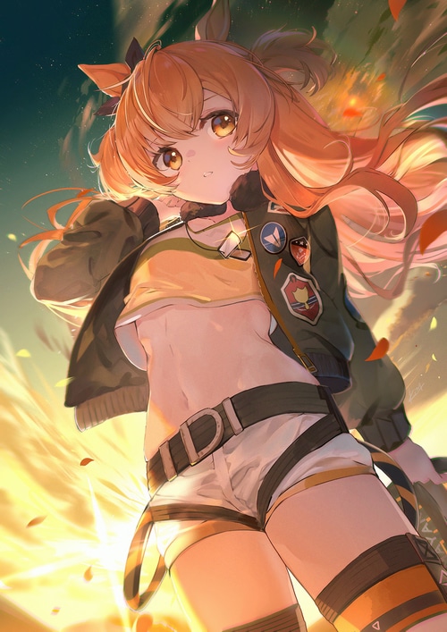 Mayano Top Gun from Uma Musume Pretty Derby fan art
