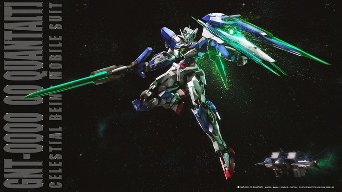 00 Qan[T] Mobile Suit in Space