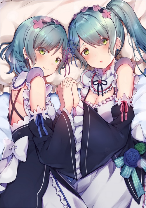 Hikawa Twins in Maid Outfits Fan Art
