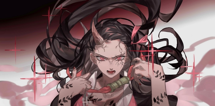 Kamado Nezuko Demon Form Kimetsu no Yaiba