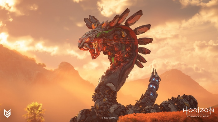 4K Horizon Forbidden West Mechanical Serpent Concept Art