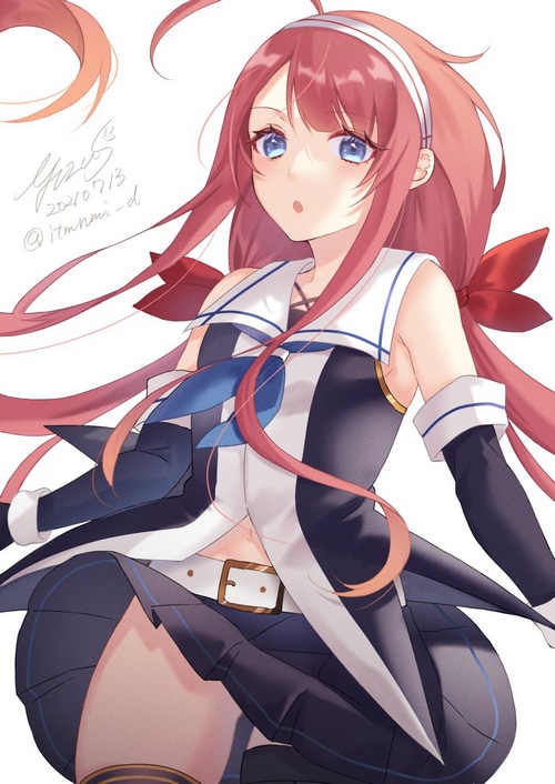 Kawakaze fan art from Kantai Collection