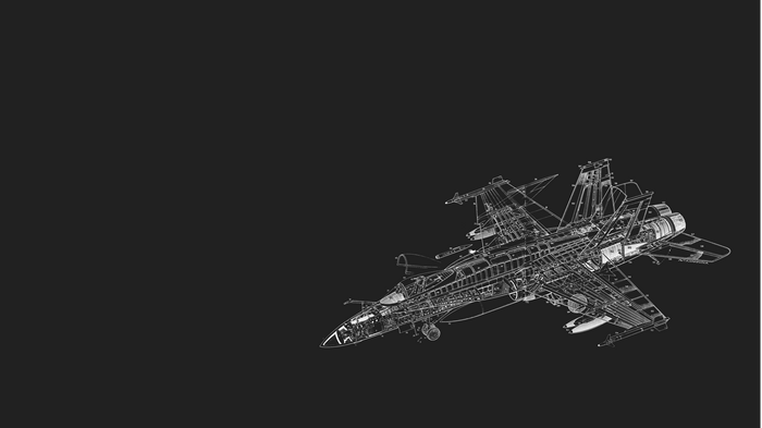 McDonnell Douglas F/A-18 Hornet cutaway diagram