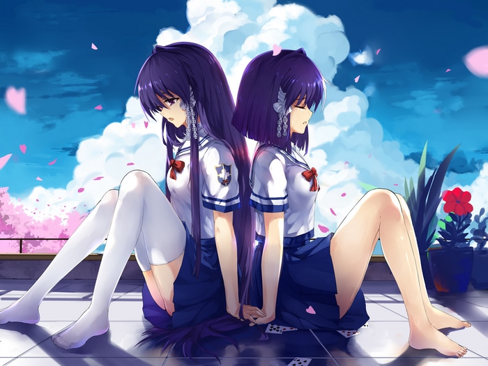 4K fan art of Fujibayashi Ryou and Kyou