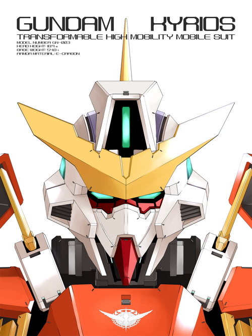 Gundam Kyrios Transformable High Mobility Mobile Suit