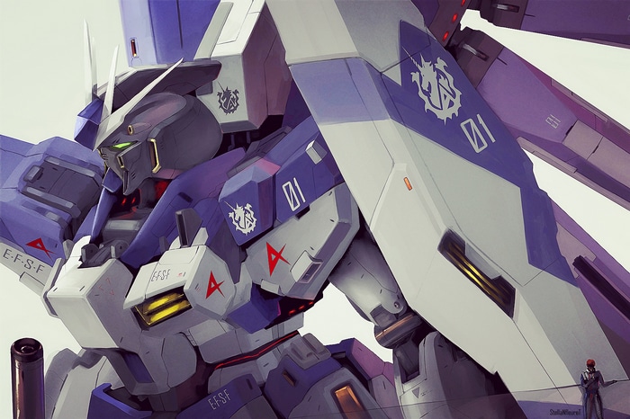 Hi-ν Gundam from Mobile Suit Gundam CCA - Beltorchika's Children
