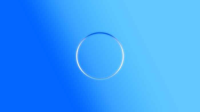 4K abstract gradient circle