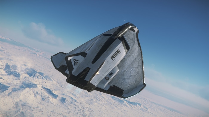 Aegis Avenger Titan spaceship in Star Citizen