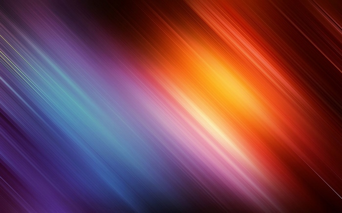 Abstract spectrum of diagonal light streaks