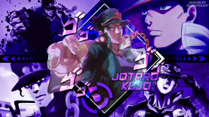 Jotaro Kujo JoJo's Bizarre Adventure Anime Art