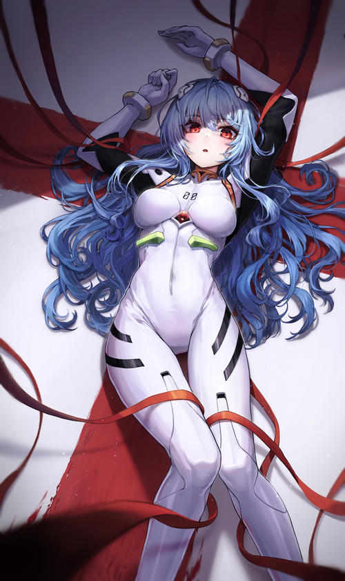 Ayanami Rei in Neon Genesis Evangelion Plugsuit