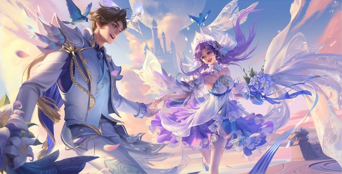 4K Honor of Kings: A Couple in Fantasy Attire