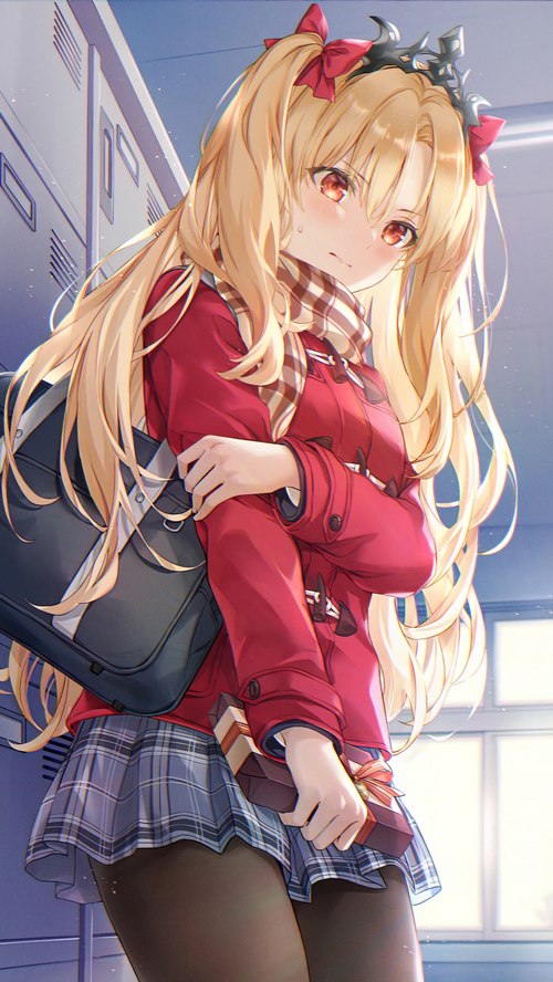 Ereshkigal from Fate series with blonde hair