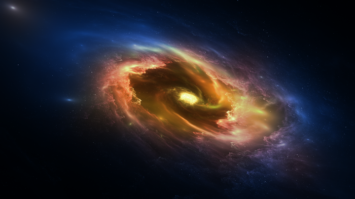 4K Galaxy Space Art Illustration