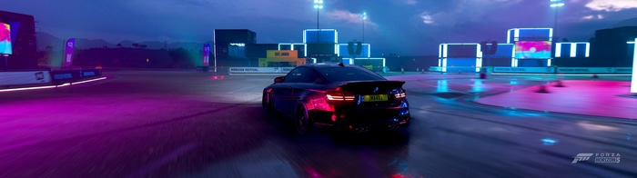 Forza Horizon 5: Neon Car Race at Night
