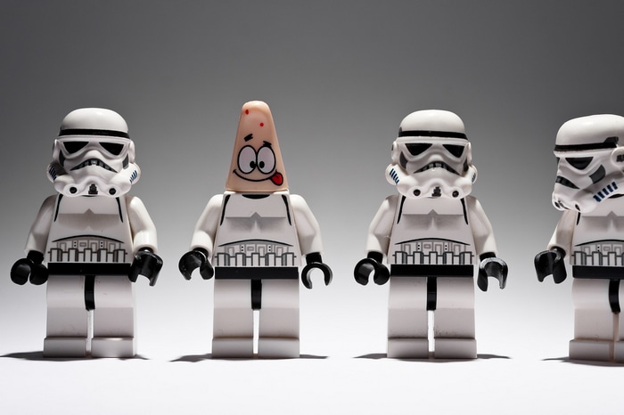 LEGO Star Wars Stormtroopers with Patrick Star