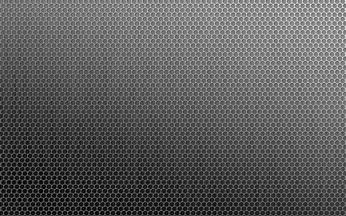 Monochrome Hexagonal Grid Texture