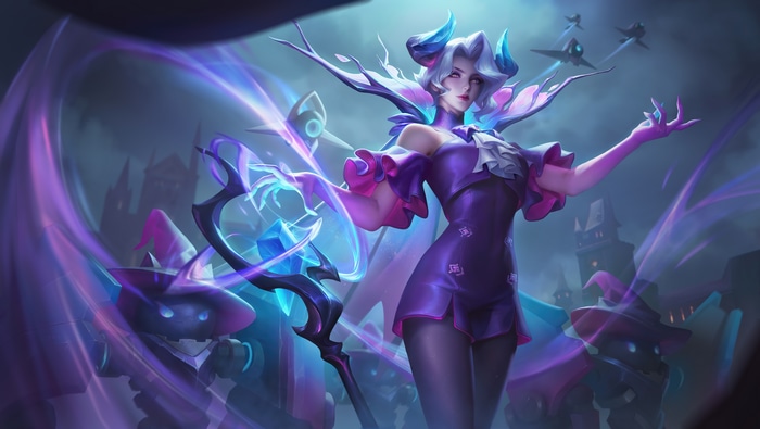 4K Video Game Art of a Sorceress