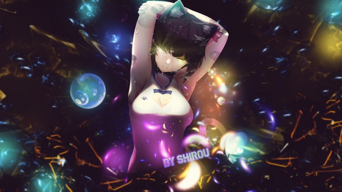 Blake Belladonna from RWBY with signature