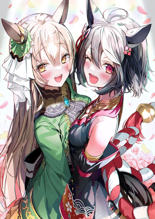 Satono Diamond and Kitasan Black from Uma Musume