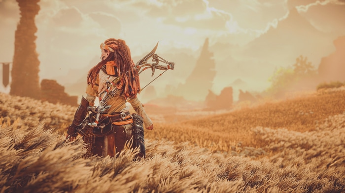 Aloy in Horizon Zero Dawn Frozen Wilds 4K