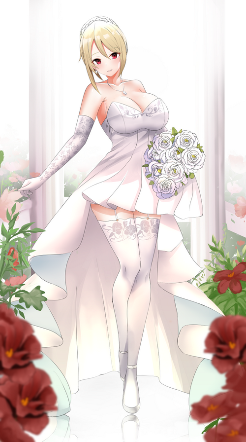 Angelica Rapha Redgrave in a Wedding Dress