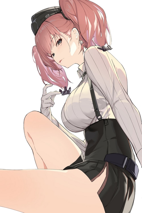 Atlanta from Kantai Collection with pink twintails
