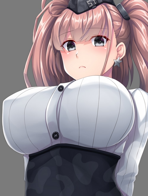 Atlanta from Kantai Collection with twintails