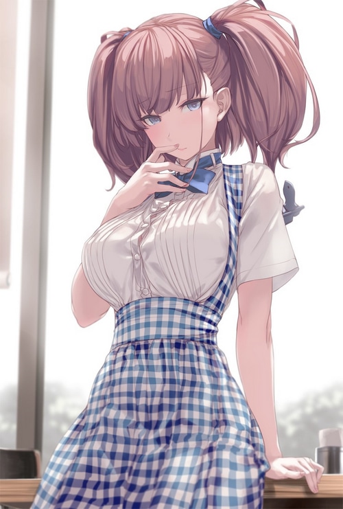 Atlanta from Kantai Collection with twintails