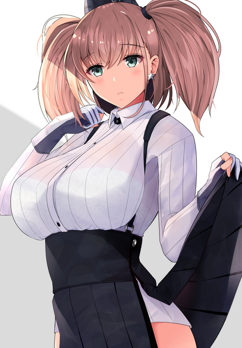 Atlanta from Kantai Collection with twintails