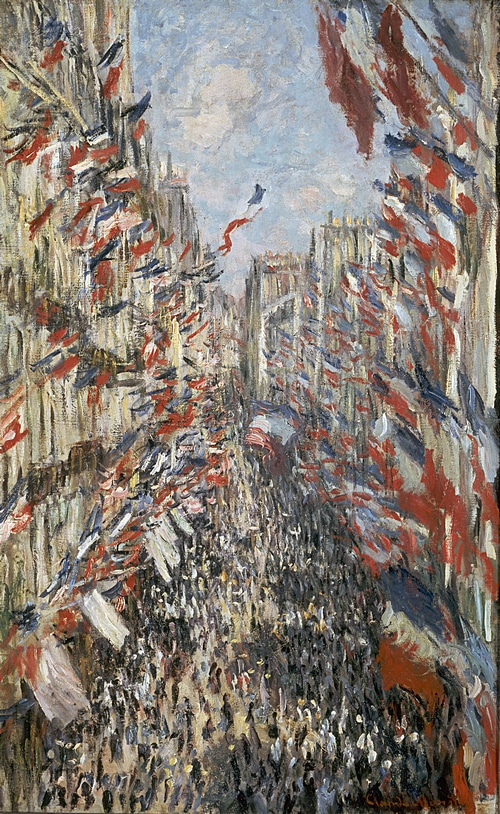 Claude Monet's The Rue Montorgueil, Paris, Celebration of June 30, 1878