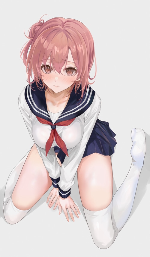 Yuigahama Yui in School Uniform Fan Art