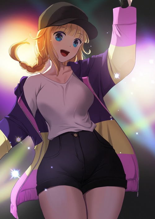 Tsukimi Eiko from Paripi Koumei fan art