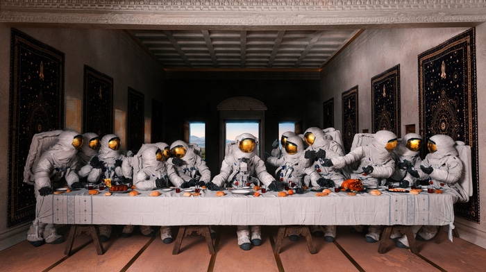 Astronauts Parody of The Last Supper