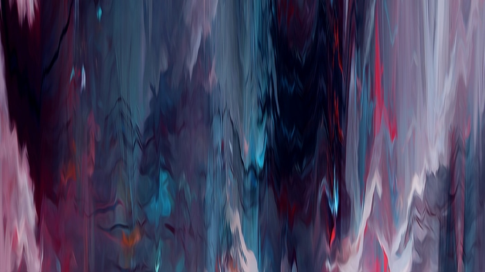 Abstract paint splash galaxy surreal