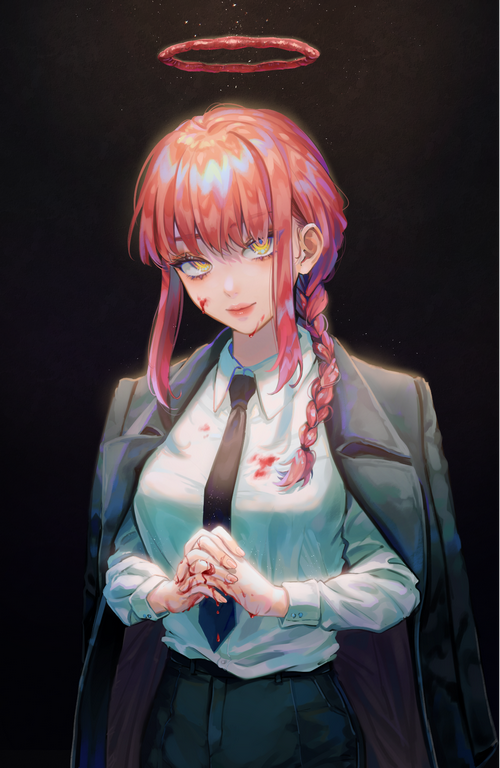 Makima from Chainsaw Man fan art