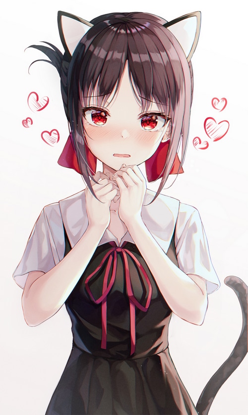Kaguya Shinomiya Cat Girl Fan Art