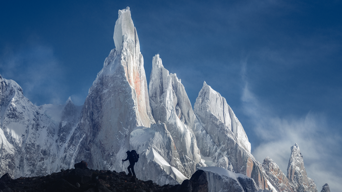 4K Cerro Torre Patagonia Argentina Climbing Landscape