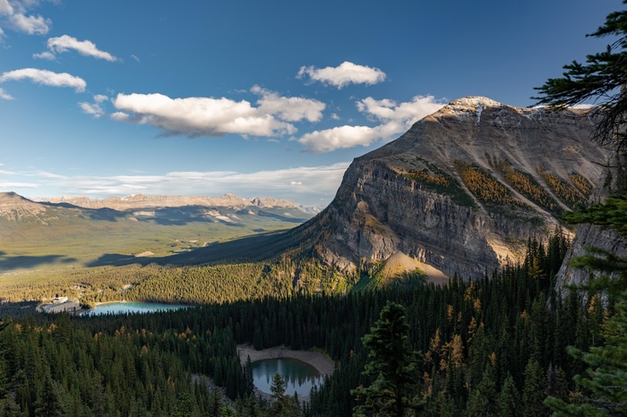 4K Mountains, Forest, and Lakes Landscape