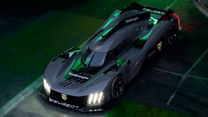 4K Peugeot 9X8 Hypercar